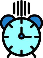 Alarm clock icon vector