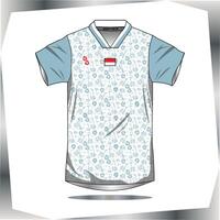 Background , jersey sport shirt template design for soccer Sport, basket ball, running uniform in front view, Shirt mockup , design very simple and easy to custom vector