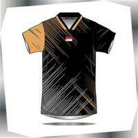 Background , jersey sport shirt template design for soccer Sport, basket ball, running uniform in front view, Shirt mockup , design very simple and easy to custom vector