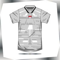 Background , jersey sport shirt template design for soccer Sport, basket ball, running uniform in front view, Shirt mockup , design very simple and easy to custom vector