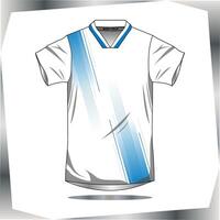 Background , jersey sport shirt template design for soccer Sport, basket ball, running uniform in front view, Shirt mockup , design very simple and easy to custom vector