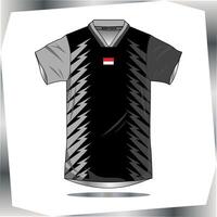 Background , jersey sport shirt template design for soccer Sport, basket ball, running uniform in front view, Shirt mockup , design very simple and easy to custom vector