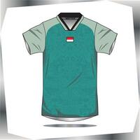 Background , jersey sport shirt template design for soccer Sport, basket ball, running uniform in front view, Shirt mockup , design very simple and easy to custom vector