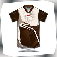 Background , jersey sport shirt template design for soccer Sport, basket ball, running uniform in front view, Shirt mockup , design very simple and easy to custom vector