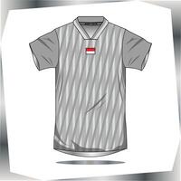 Background , jersey sport shirt template design for soccer Sport, basket ball, running uniform in front view, Shirt mockup , design very simple and easy to custom vector