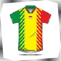 Background , jersey sport shirt template design for soccer Sport, basket ball, running uniform in front view, Shirt mockup , design very simple and easy to custom vector