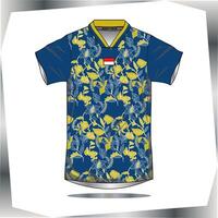 Background , jersey sport shirt template design for soccer Sport, basket ball, running uniform in front view, Shirt mockup , design very simple and easy to custom vector