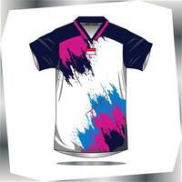 Background , jersey sport shirt template design for soccer Sport, basket ball, running uniform in front view, Shirt mockup , design very simple and easy to custom vector