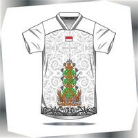 Background , jersey sport shirt template design for soccer Sport, basket ball, running uniform in front view, Shirt mockup , design very simple and easy to custom vector