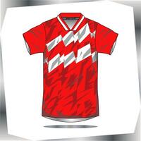 Background , jersey sport shirt template design for soccer Sport, basket ball, running uniform in front view, Shirt mockup , design very simple and easy to custom vector
