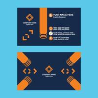 Creative Modern Business Card Design Template vector