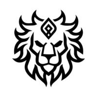 Manticore icon or modern line symbol. line art and icon design with bold outline. Black and white Pixel Perfect minimalistic symbol isolated white background. Silhouette simple thin sign vector