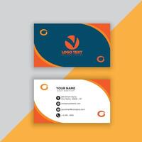 Print perfectional business card for your business. vector