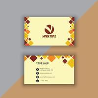 Print perfectional business card for your business. vector