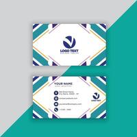 Print perfectional business card for your business. vector