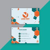 Print perfectional business card for your business. vector