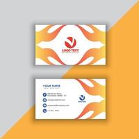 Print perfectional business card for your business. vector