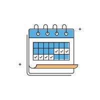Event, Calendar, Date, Schedule Icon Design vector