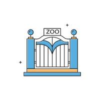 Zoo, Zological Park Icon Design vector