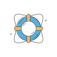 Life Ring, Safety, Life Jacket Icon Design vector