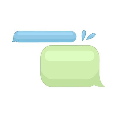 Illustration of chat box