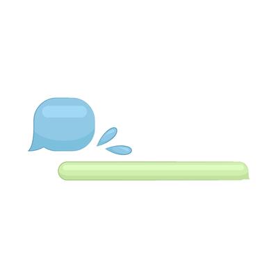 Illustration of chat box
