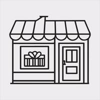 store locator silhouette drawing on White Background vector