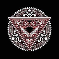 Froral Frame For Tshirt Design vector