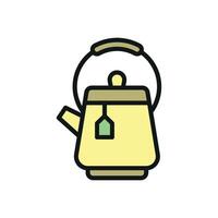 Tea kettle icon design templates simple and modern vector