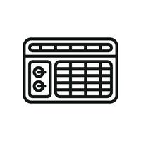 Air conditioner icon design templates simple and modern vector