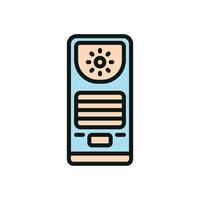 Air conditioner icon design templates simple and modern vector