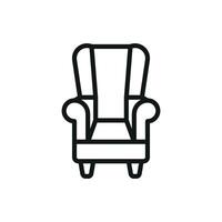 Wing chair icon design templates simple and modern vector