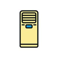 Air conditioner icon design templates simple and modern vector