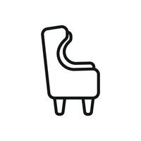 Wing chair icon design templates simple and modern vector