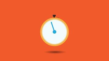 The stopwatch design is suitable for editing materials vector