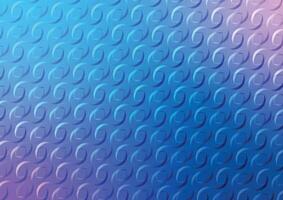 Wave abstract blue pattern decoration background vector