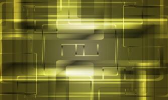 Smooth colorful abstract techno background. shine yellow background. vector