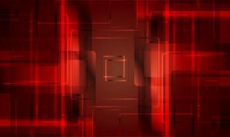 Smooth colorful abstract techno background. dark red background. vector