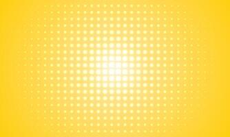 halftone dots. white dots on yellow background. vector