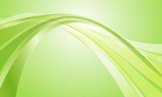 Bright wavy nature light green background. smooth green curve line. vector