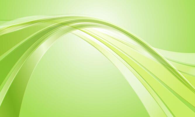 Bright wavy nature light green background. smooth green curve line.