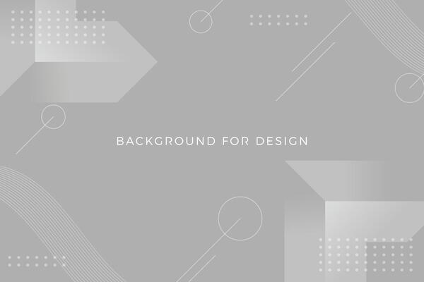 Gray shape 3d ,line and circle shape abstract background