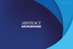 Paper layer circle blue abstract background. illustration vector