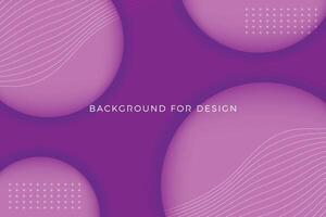 Purple abstract background with circle shapes. illustration vector