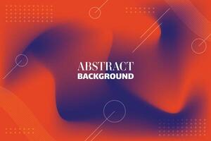 Holographic gradient modern background in blue and red . illustration vector