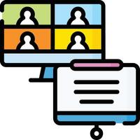presentation illustration design vector