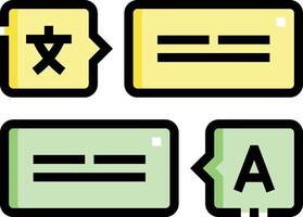 conversation illustration design vector
