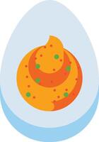 deviled eggs illustration design vector