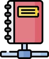database illustration design vector