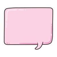 speech bubble message illustration on white backgound vector